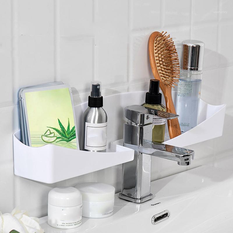 

Bathroom Hole-Free Seamless Wall-Mounted Shelves Storage Rack Bathroom Suction Wall Storage Rack DNJ9981