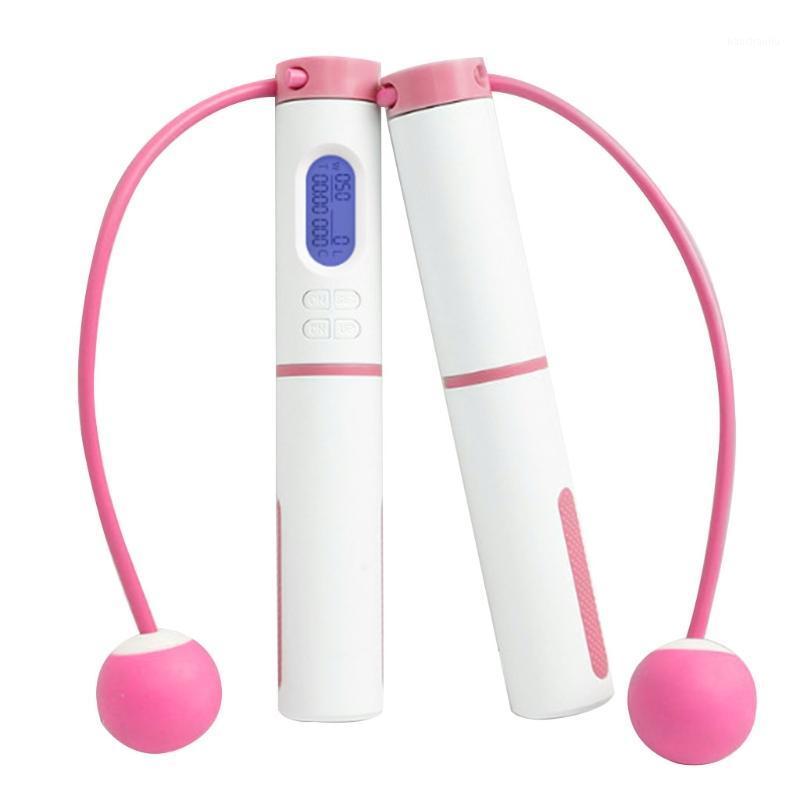 

Cordless Steel Wire Skipping Rope with Count Display Professional Protable Rope N0HA1