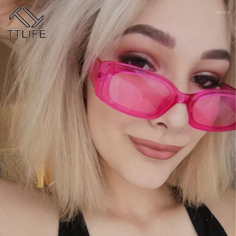 

SunglassesLIFE Pink Small Frame Sunglasses Women 2021 Glasses Square Vintage Eyeglasses Female Colorful Eyewear Gafas De Sol1