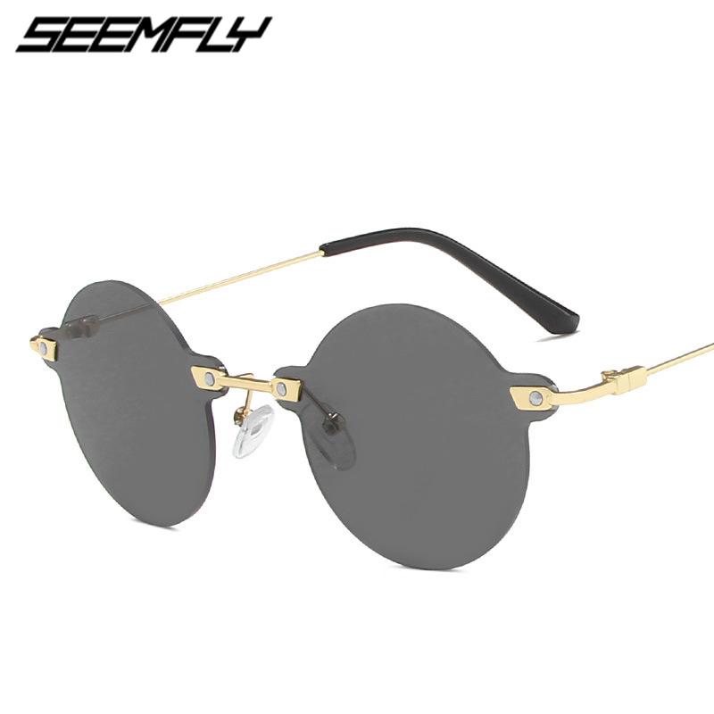 

Seemfly Women Men Vintage Sunglasses Classic Metal Round Frame Sun Glasses Driving Outdoor Goggle Unisex Eyewear UV400 Shades