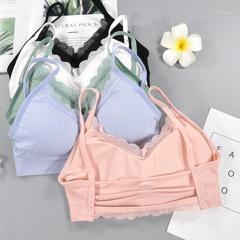 

Fitness Running Bras Women Solid Sports Bra Women Girl Underwear Push Up Cotton Colorful Yoga Tops Sports Bra Jogging Gym1, Black pad