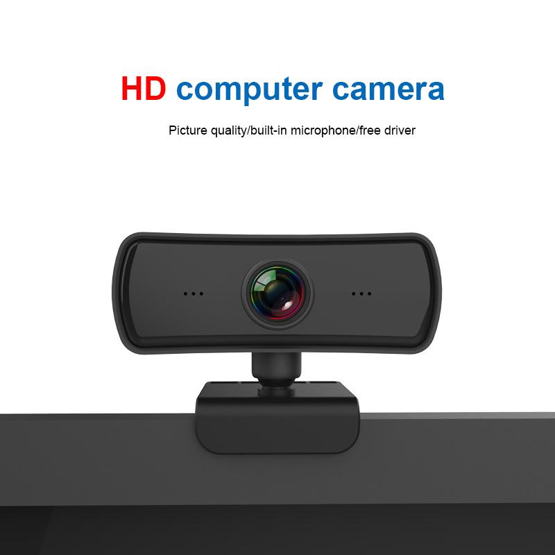 

USB Webcam 2K HD Computer Pc Web Camera With Microphone Free Drive For Live Broadcast Video Calling Conference Work