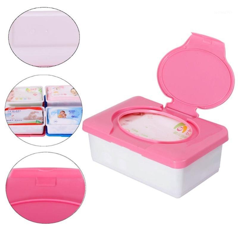 

1 Pc Plastic Wet Tissue Box Real Tissue Case Baby Wipes Box Press Design Home Holder Accessories 2 Colors1