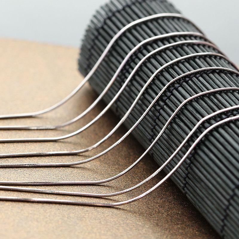 

S925 Sterling Silver Jewelry Wholesale Hypoallergenic Women And Men Retro Thai Silver Necklace Snake Bone Chain Chain