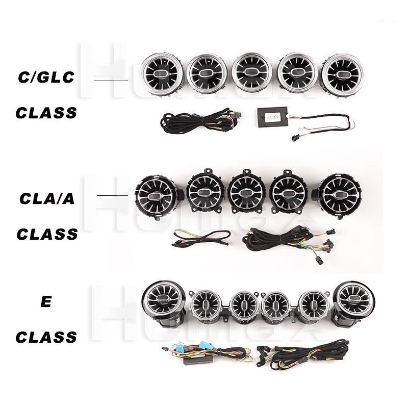 

LED turbine air vent Car air condition vent decoration ambient light lamp For A /C /E/ GLC/ CLA class W205 W213 X253 W1171