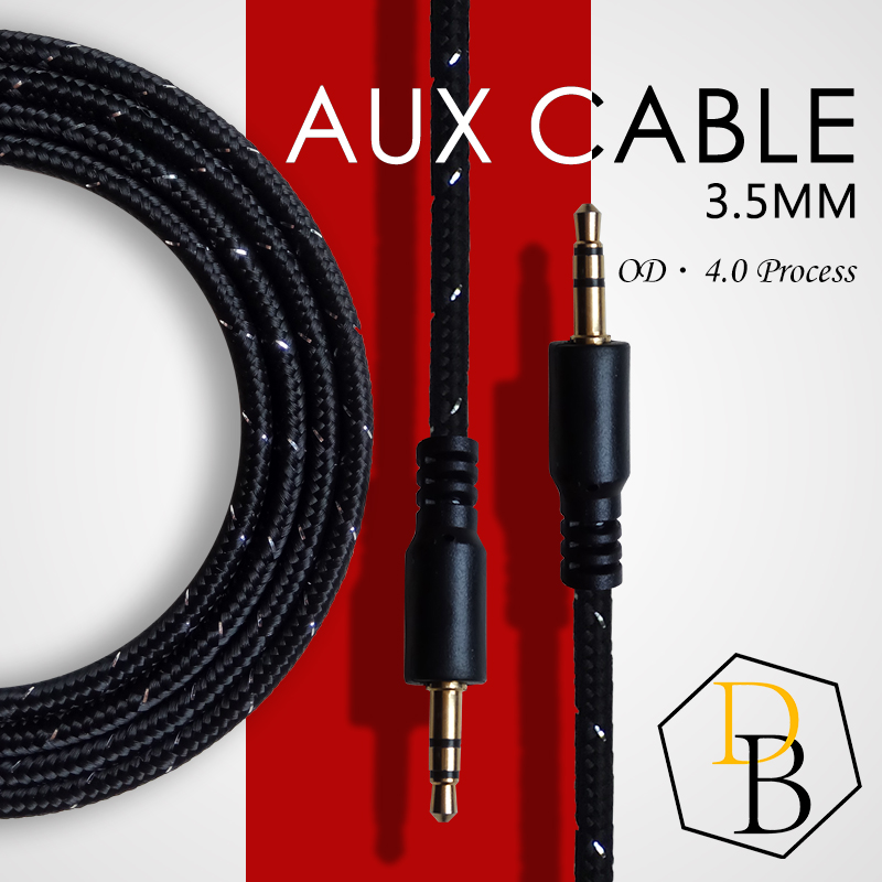

AUX Cable Male to Male Stereo Line 1m for Samsung Speaker Auxiliary Car Audio Connoctor Universal for Cell Phone