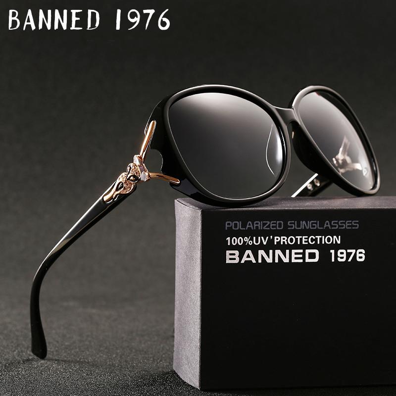 

BANNED 1976 luxury women polarized fashion Sunglasses new lady's uv protection feminin cool sun Glasses vintage gafas de sol
