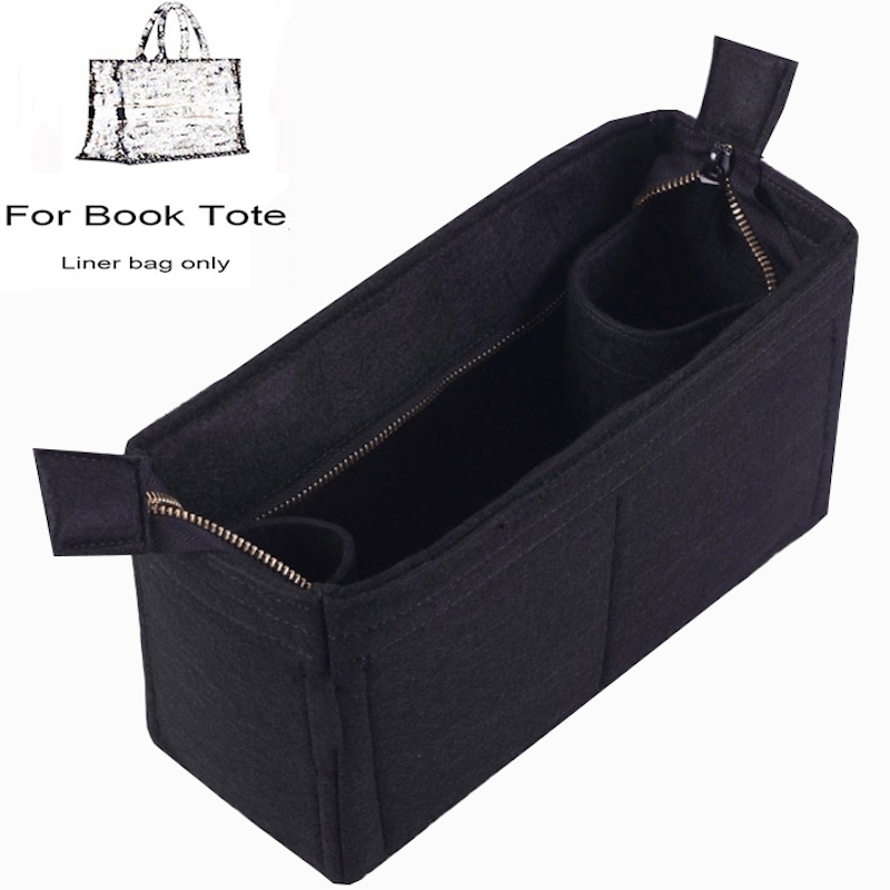 

For BOOK TOTE 3MM For Felt Cloth Insert Speedy Bag Organizer Makeup Handbag Organizer Travel Inner Purse Baby Cosmetic Mommy Bag 210204, Darkblue