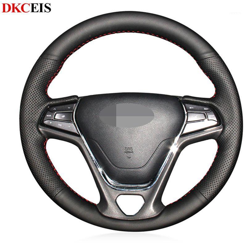 

Handsewing Black Soft PU Leather Car Steering Wheel Cover for Chery Arrizo 5 5e 2020-2020 Tiggo 3X 3xe 2020-2020 eQ1 2020 20201