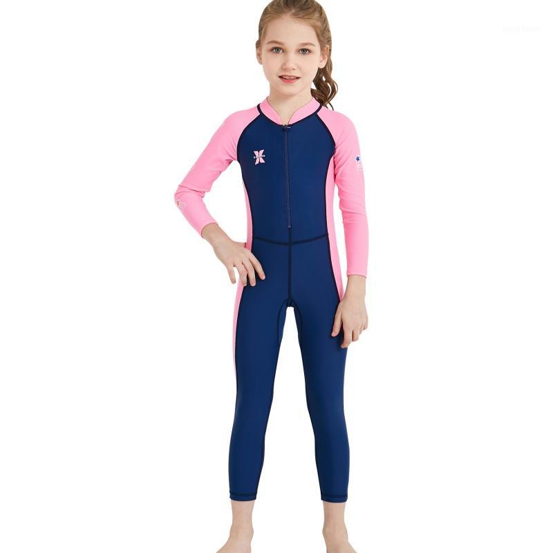 

Kids Diving Suit Wetsuit Children Boys Girls Keep Warm One-piece Long Sleeves UV Protection Swimwear1