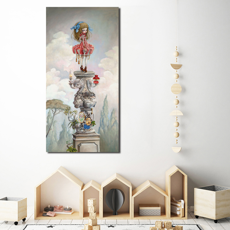 

Mark Ryden Surrealism Canvas Painting Print Living Room Home Decor Modern Wall Art Oil Painting Poster Salon Poster Framework HD