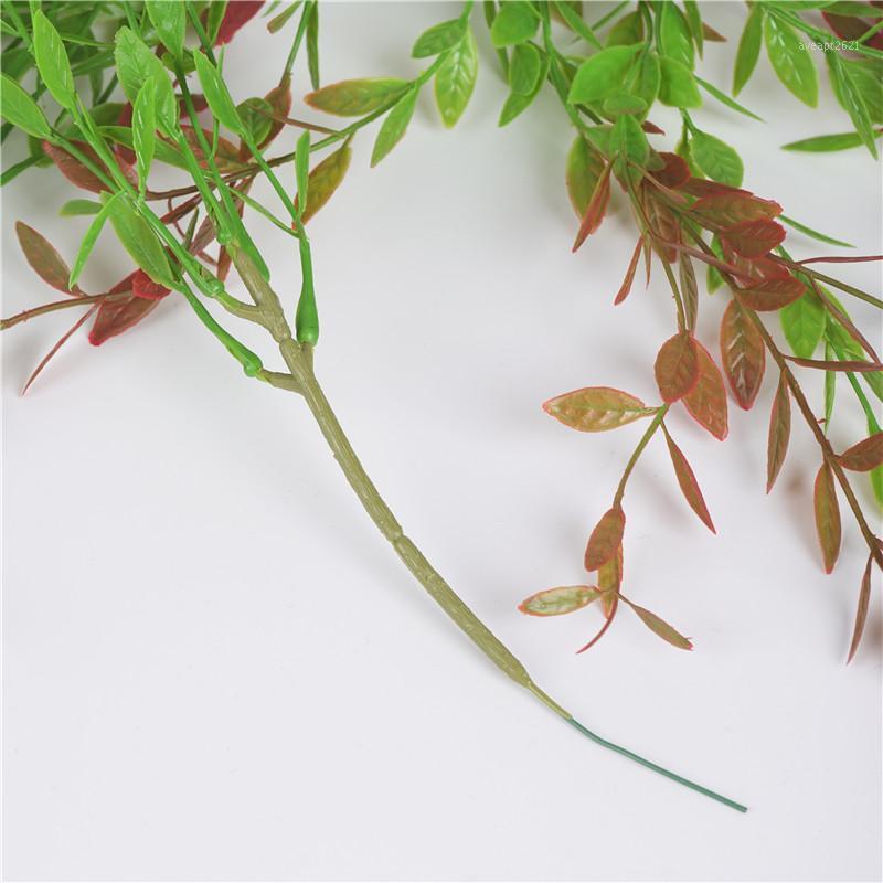 

1x Artificial Weeping Willow Hanging Green Vine Flower Fake Plants Lvy Leaves1