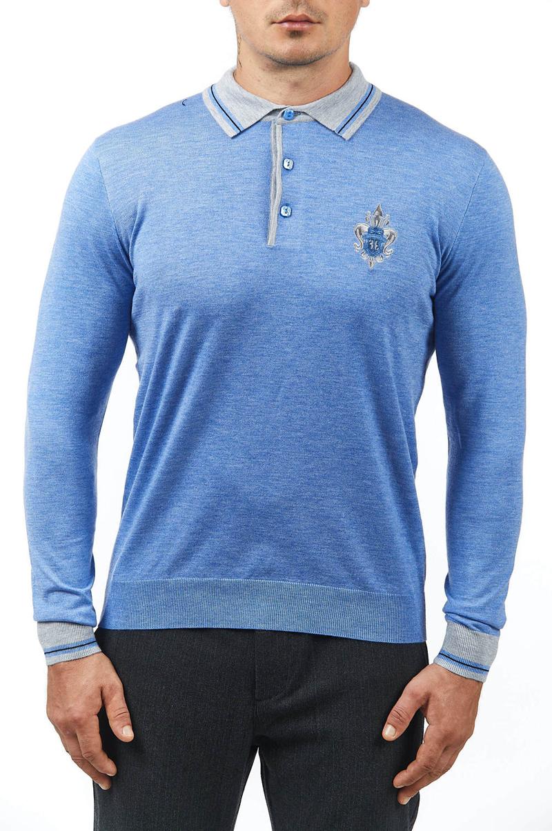 

Sweater Cashmere men's 2020 winter new business fashion zipper Embroidery big size 48-58 high-quality free shipping, Light blue