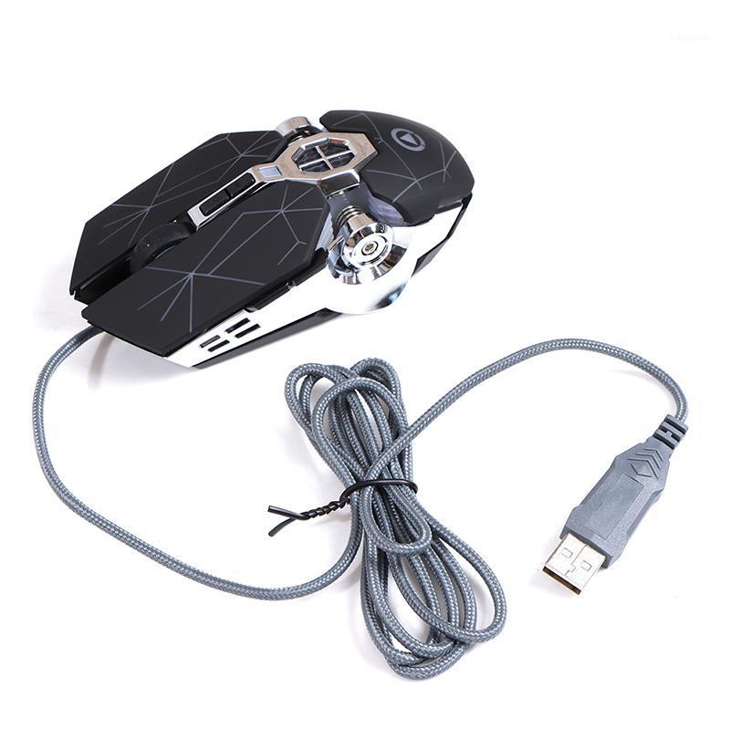 

Gaming Mouse 7 Button USB Wired LED Breathing Fire Button 3200 DPI Laptop PC1