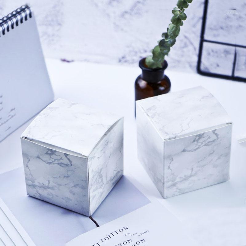 

10PCS Marble Gift Box Square Wedding Gift Boxes 8*8*8cm Wedding Present Box Paper Cardboard Candy Jewelry Cupcake Packaging1
