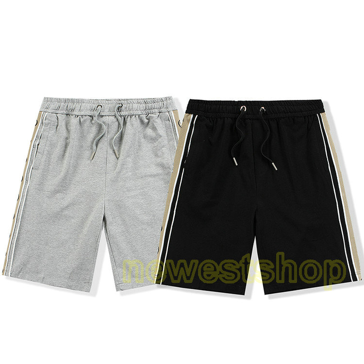 

designer Shorts Sweatpants Mens Women paris flat embroidery logo patchwork Summer Pants Fashion casual cotton pocket breeches, Black