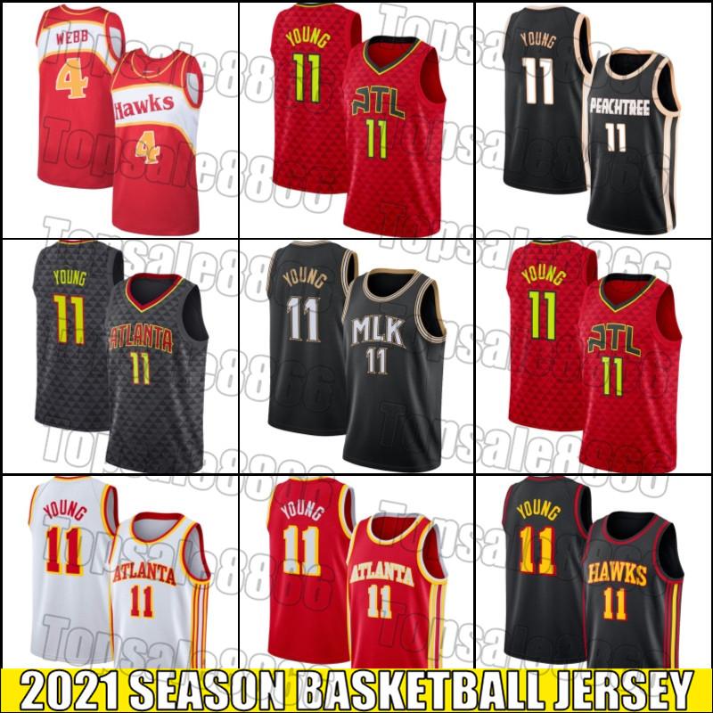 

Atlanta Hawks Jersey Trae 11 Young MLK Black Jersey Throwback Spud 4 Webb Jerseys City Edition Jersey z951aadf