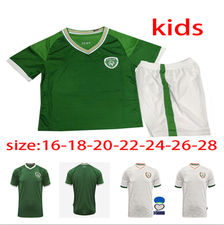 

20 21 Irish Football Jersey 2020 2021 Republic of Ireland national team home and away custom adult + children's kit, Orange