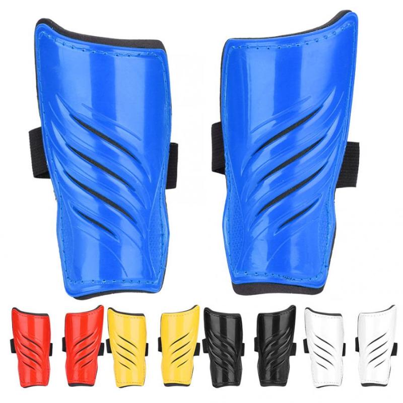 

5 Colors 1 Pair Kid Shin Guards Child Football Sports Shinguards Kids Soccer Game Shin Guards Legs Protector sports safety, White