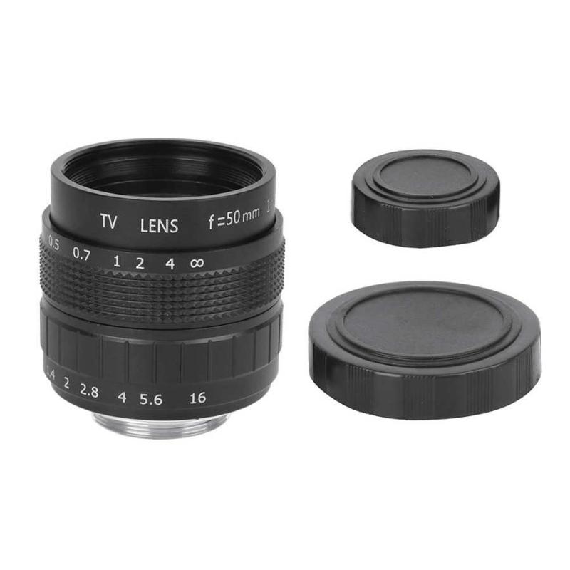 

Optical Glass 50mm F1.4 C Mount MC Multilayer Film Coating Manual Aperture Photography CCTV Camera Lens