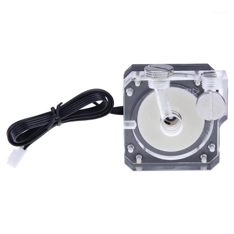 

Dc12V 0.5A Super Silent Water Circulation Cooling Pump G1/4 Thread Tube Connector 4Pin Pump for Pc Water Cooling System1