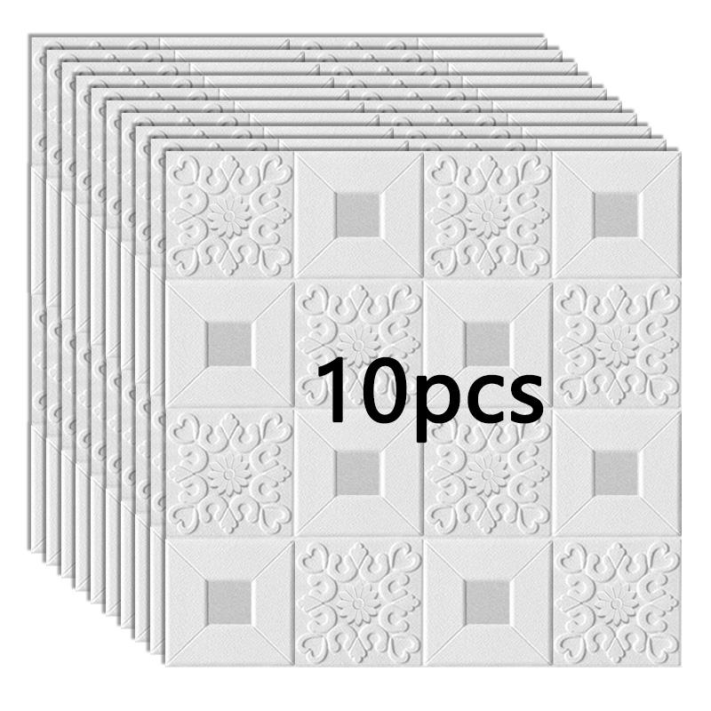 

3D Stereo Wall Stickers Self-adhesive Ceiling Decorative Panels Roof Foam Wallpaper Living Room Home Decor Bedroom TV Background