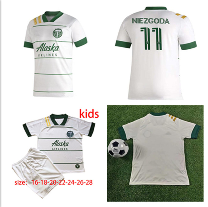

2021 MLS Portland timbers white away fans' Jersey 20 21 Blanco Chara Valentine Valeri men' soccer shirt, Red
