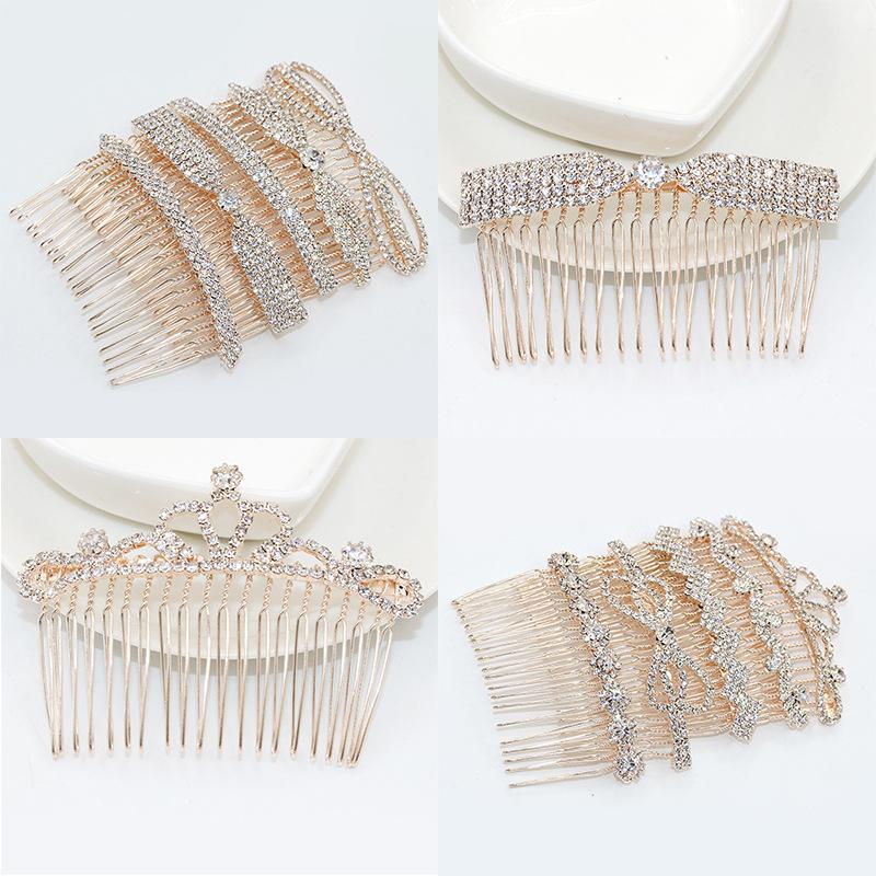 

Fashion crstal Hair Clip for Women Elegant Korean Design Snap Barrette Stick Hairpin Hair Styling Accessories