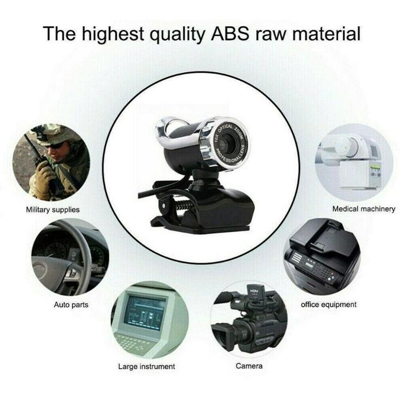 

360 Degree HD Web Camera Web Cam Webcam USB For Computer PC Camera Laptop For Skype Microphone Notebook With Youtube Z5H9