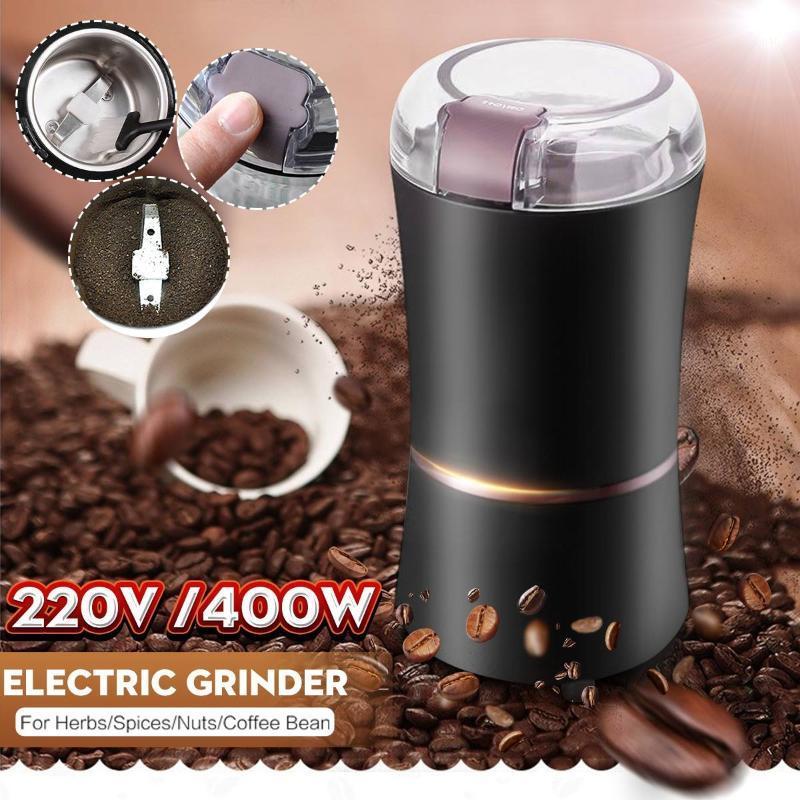 

400W Electric Coffee Grinder Mini Kitchen Salt Pepper Grinder Powerful Beans Spices Nut Seed Coffee Bean Grind Mill Herbs Nuts1