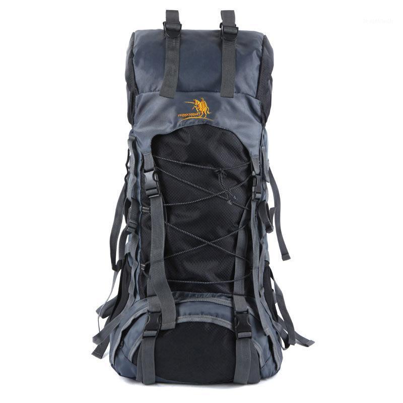 

Sports Backpack 60L Large Capacity Waterproof Outdoor Bags Bags Men Rucksack Travel Backpack Hiking Camping DSB00011, Orange