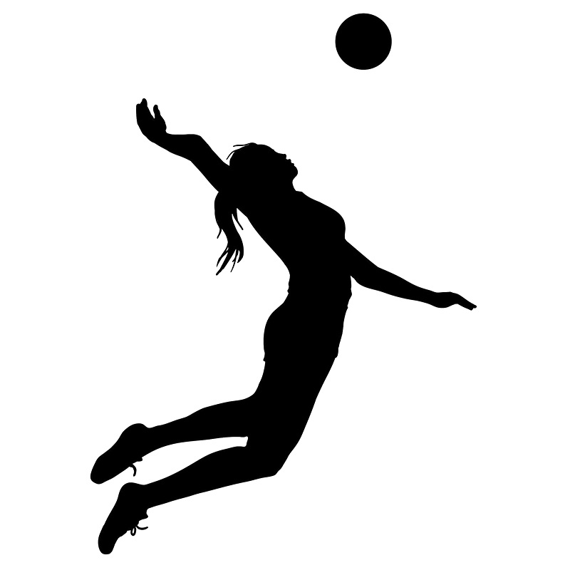 

17*10.9cm Volleyball Beach Sports Gym Die Cut Vinyl Decal Funny Car Window Bumper Novelty JDM Drift Vinyl Decal Sticker, Color