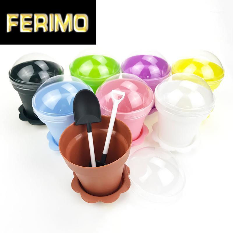 

10pcs/set Creative Flower Pot Cake Cups and Shovel Tiramisu Decor Ice Cream Decoration for Wedding Kids Birthday Party Supplies1