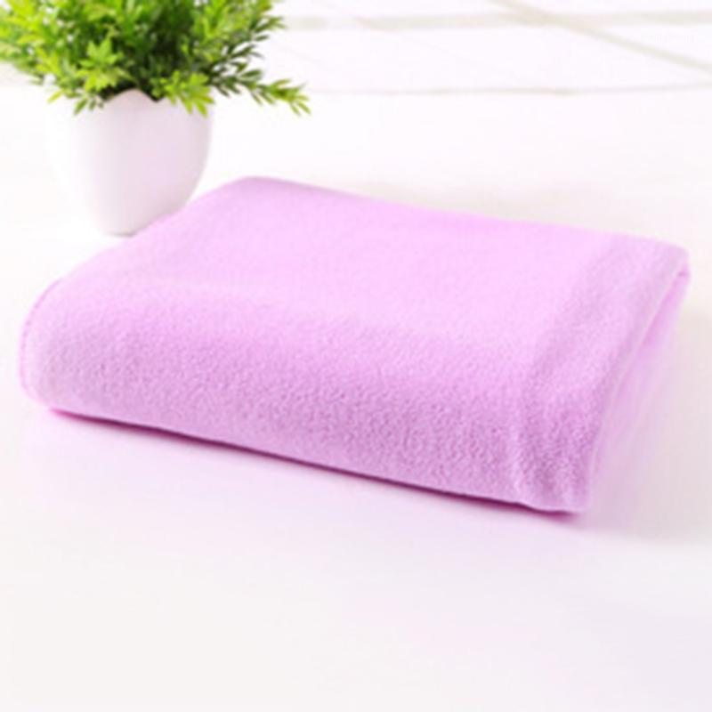 

Travel Camp Long Towel Microfiber Fast Drying Gym Sports Soft Towel Solid Color Kitchen Windows Washable1