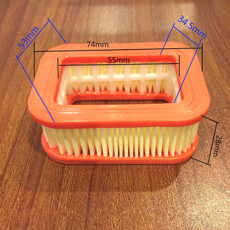 

2 X Air filter (small size) for Zenoah Chainsaw G5200 G5800 5200 5800 52CC 58CC Chain saw air cleaner