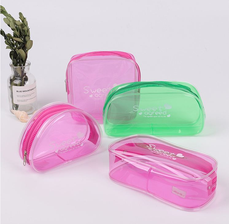 

HBPPVC transparent cosmetics packing box customized EVA cosmetics packing box out of the portable cosmetic bag