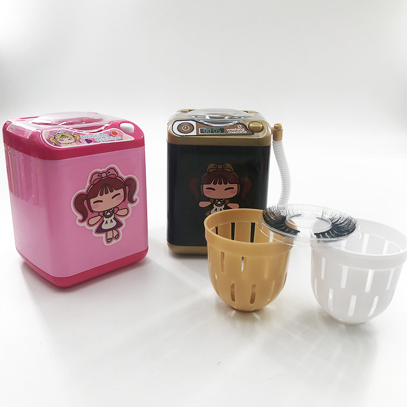 

Wholesale Custom Eyelashes Washer Machine Makeup Cleaners Mini Electric Automatic Washing Machine for Strip Mink Eyelash
