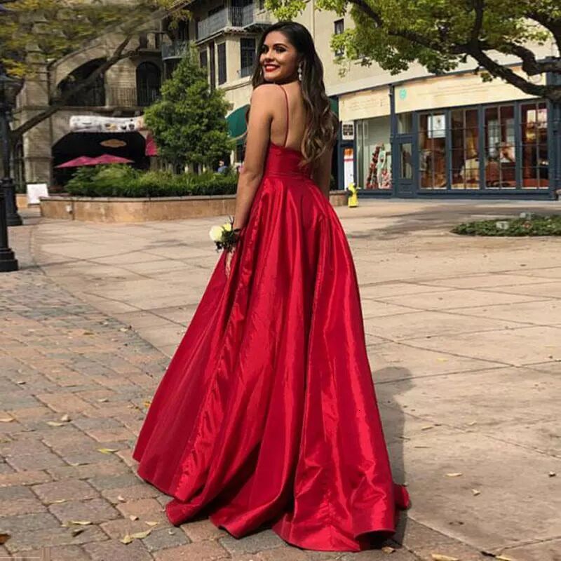 

2021 New "hot Sale"**robe Soiree Prom Dresse Elegant Party Dresses Fiesta Boda Dressed Long Belts Spaghetti JDVC, Purple.