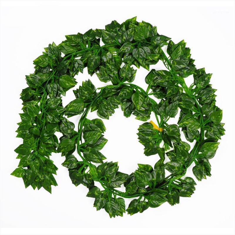 

2 meters/lot Green Leaf vine household products home Bathroom decoration wedding bridal accessories clearance artificial plants1, Style 1