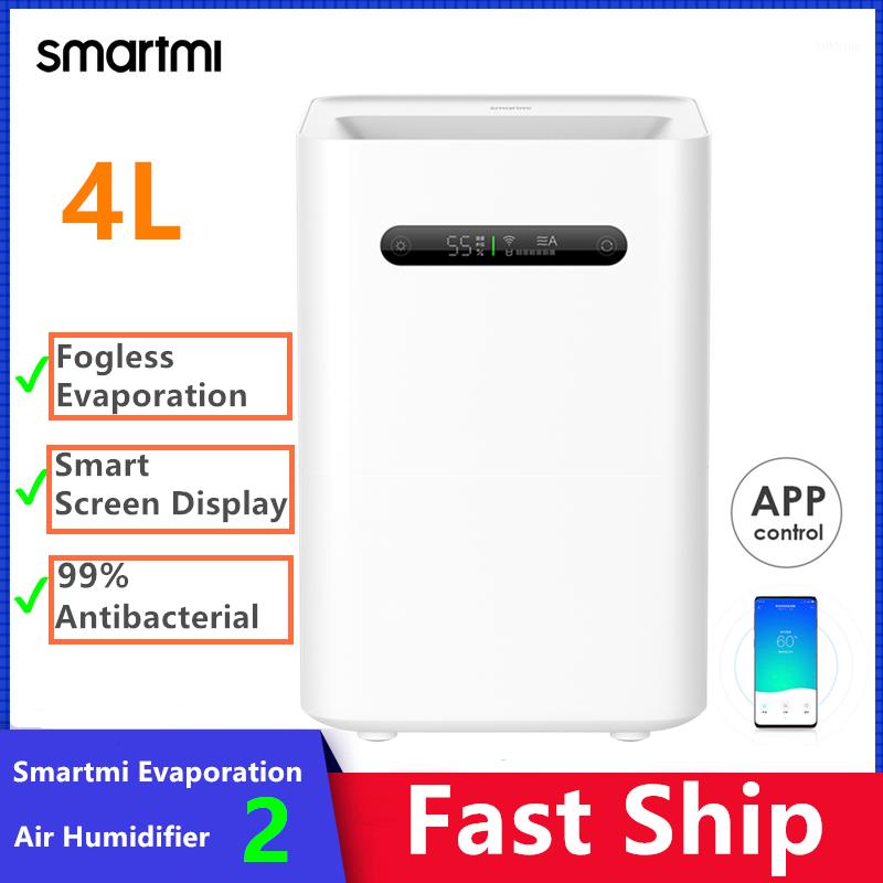 

Smartmi Evaporation Air Humidifier 2 4L Large Capacity 99% Antibacterial Smart Screen Display For APP Control1