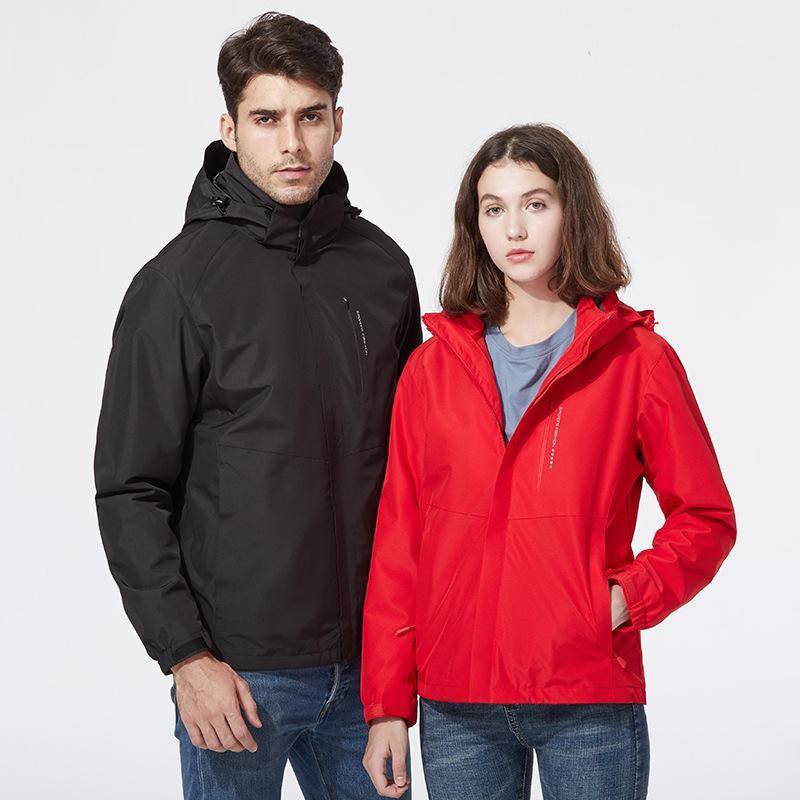

Men Women Jacket 2020 New Waterproof Windproof Warm Hooded Jacket Winter Outdoor Sports Fishing Mountaineering Clothes1, Color5