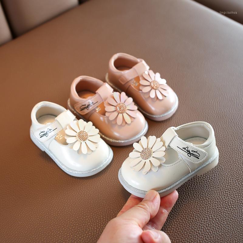 

Autumn Baby Girls Leather Shoes Flower Princess Soft Bottom Leather Shoes Baby Toddler Children's1, Pink