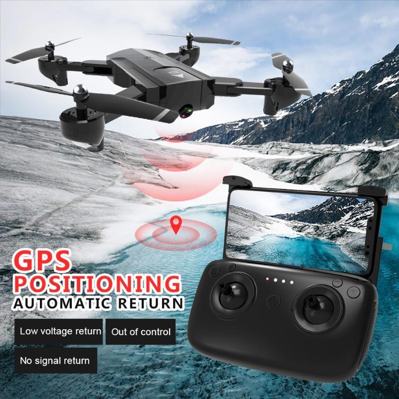 

GPS Wifi FPV RC Drone with Camera 720P/1080P Surround Mode Multi-point Altitude Hold Foldable RC Quadcopter 20mins SG900-S1