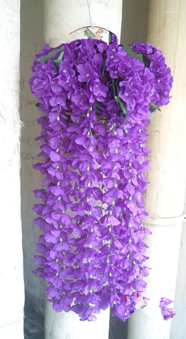 

Artificial Flowers Wall guelder decoration artificial flower hanging vines flower vine props1, Green