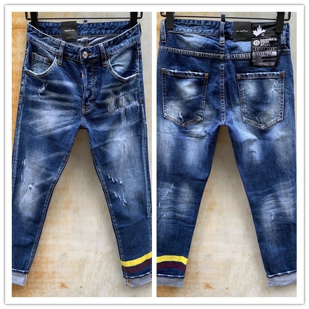 

2021 new brand of fashionable european and american mens casual jeans highgrade washing pure hand grinding quality optimization ls017, A383