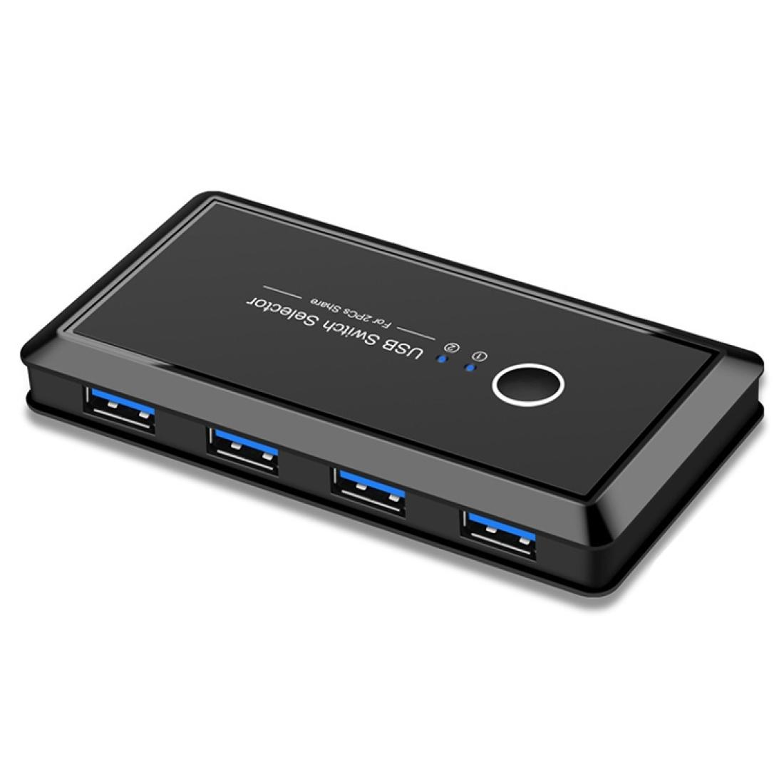 

WT06 2 In 4 Out USB 30 Dual PC Sharing Switch