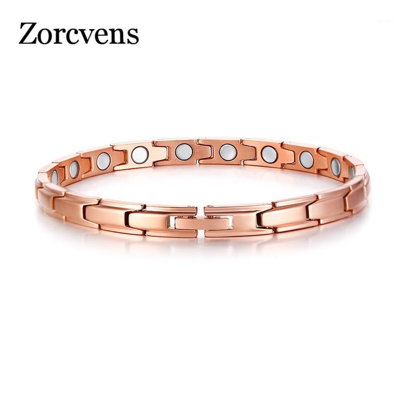 

Modyle 6mm Magnet Bracelets for Women Stainless Steel Bio Energy Power Health Care Female Temperament Jewlery Pulseira1