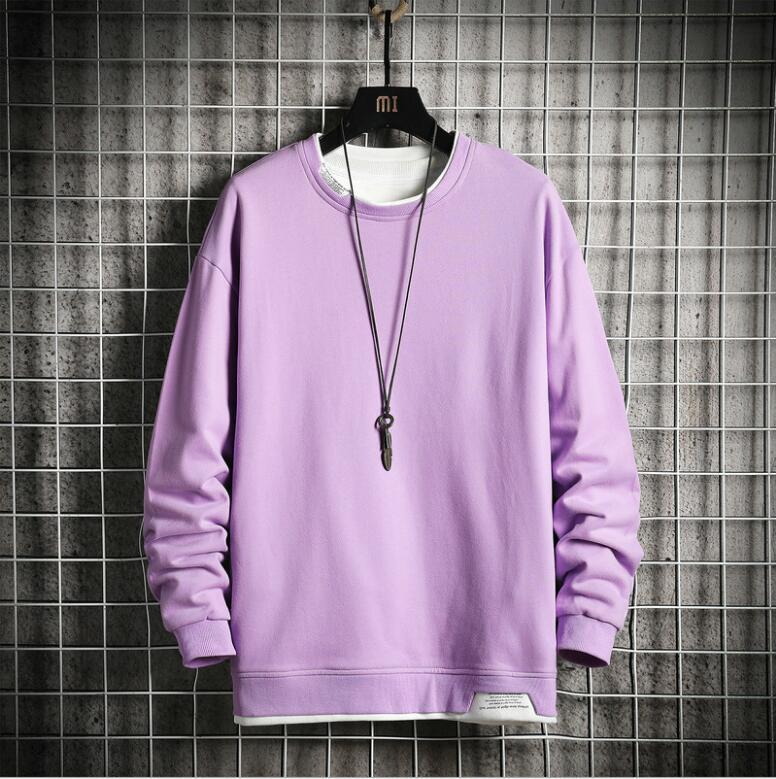 

2021 New Pullover Sweatshirts Men Autumn Winter Fashion Sleeve Hoody Comfortable Streetwear Hoodies M10S, Black