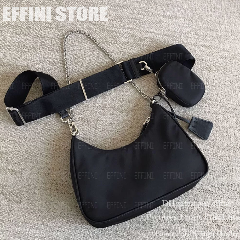 

Effini Handbags Hobo Shoulder Bag for Women Waterproof Nylon LadyChest Pack Lady Composite Tote Chain Handbag Presbyopic Purse Crossbody Messenger Bags Wholesale, Invoice only sell with bag