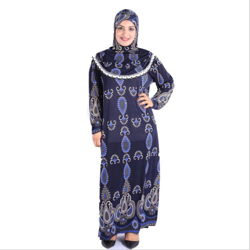 

Ramadan Worship Muslim Dress Abaya Islam Caftan Dubai Burka Women Salwar Kameez Baju Melayu Fashion Robe Arabe Femme Hijab Abay